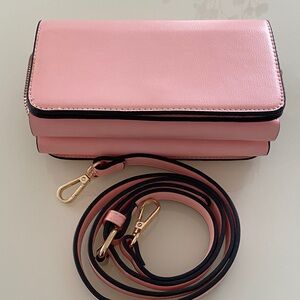 Anthropologie Pink Crossbody Bag